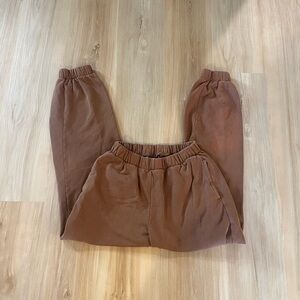 Brandy Melville Tan Joggers